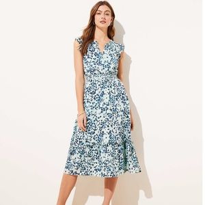 NWT Loft Shimmer Midi Dress